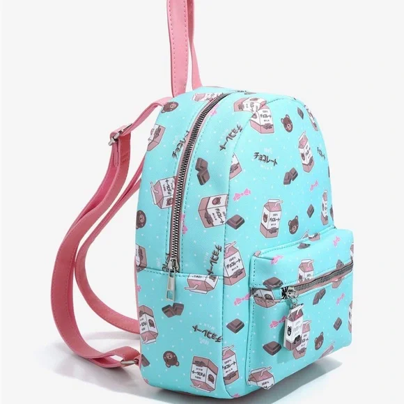 Bags | Teddy Bear Chocolate Milk Mini Backpack 8 X 3 12 X 11  display picture 1